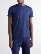 Derek Rose - London Printed Modal-Blend Jersey Pyjama T-Shirt - Blue