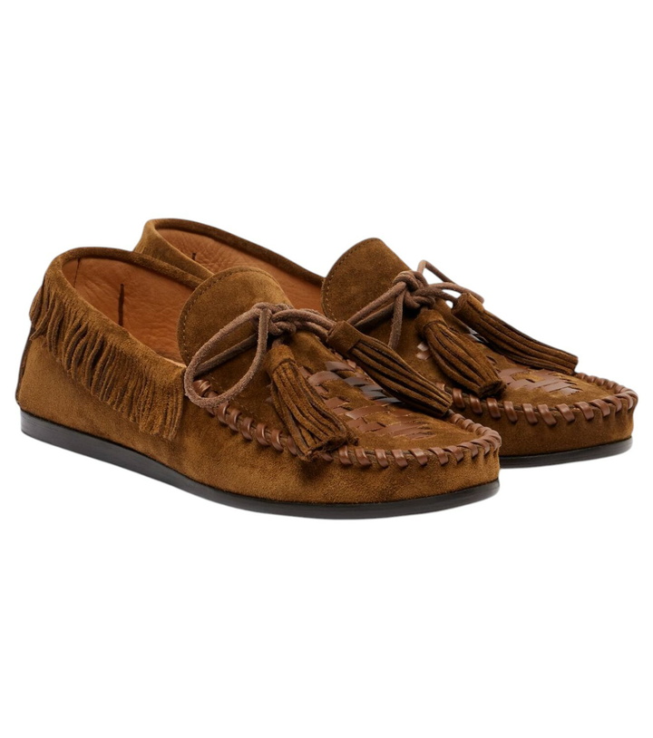 Photo: Isabel Marant Fitza fringed suede loafers