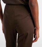 Max Mara Okra cotton cropped pants
