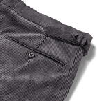 Ralph Lauren Purple Label - Gregory Grey Stretch-Cotton Corduroy Trousers - Gray