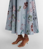 Altuzarra Varda floral silk midi skirt