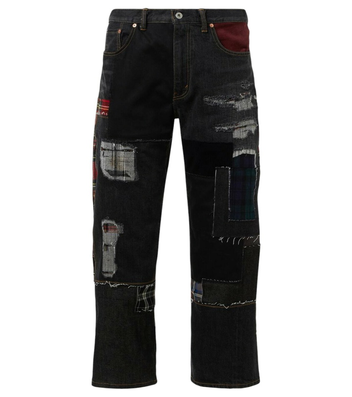 Photo: Junya Watanabe x Levi's® patchwork wide-leg jeans