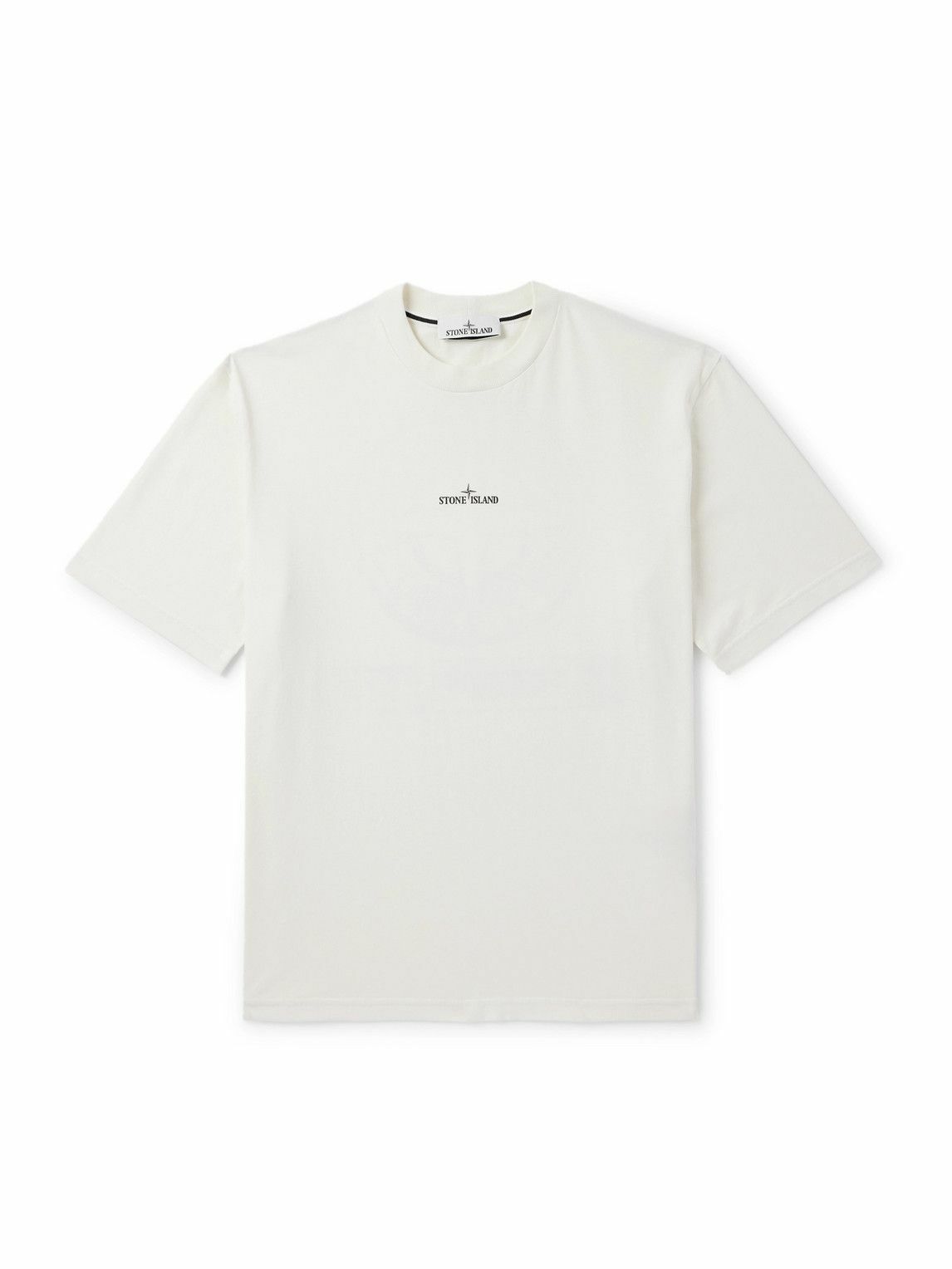 Stone Island Men's Marina Organic Cotton T-Shirt in Apricot
