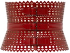 ALAÏA Red 1992 'Le Corset' Belt