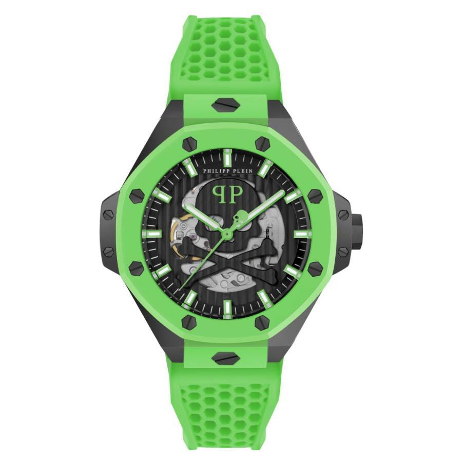 Philipp Plein Skeleton Royal Automatic Black Dial Mens Watch PWPFA0624