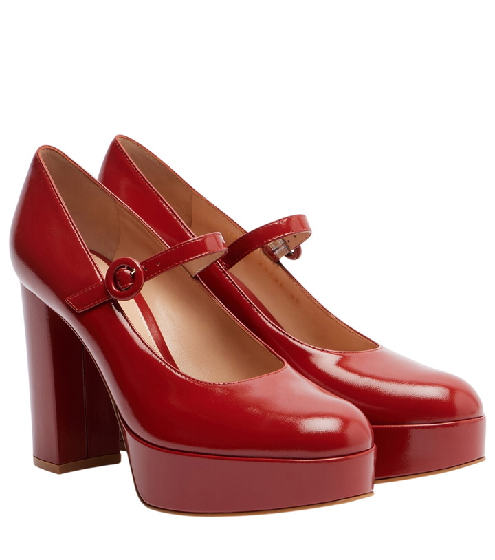 Photo: Gianvito Rossi Patent leather Mary Jane pumps