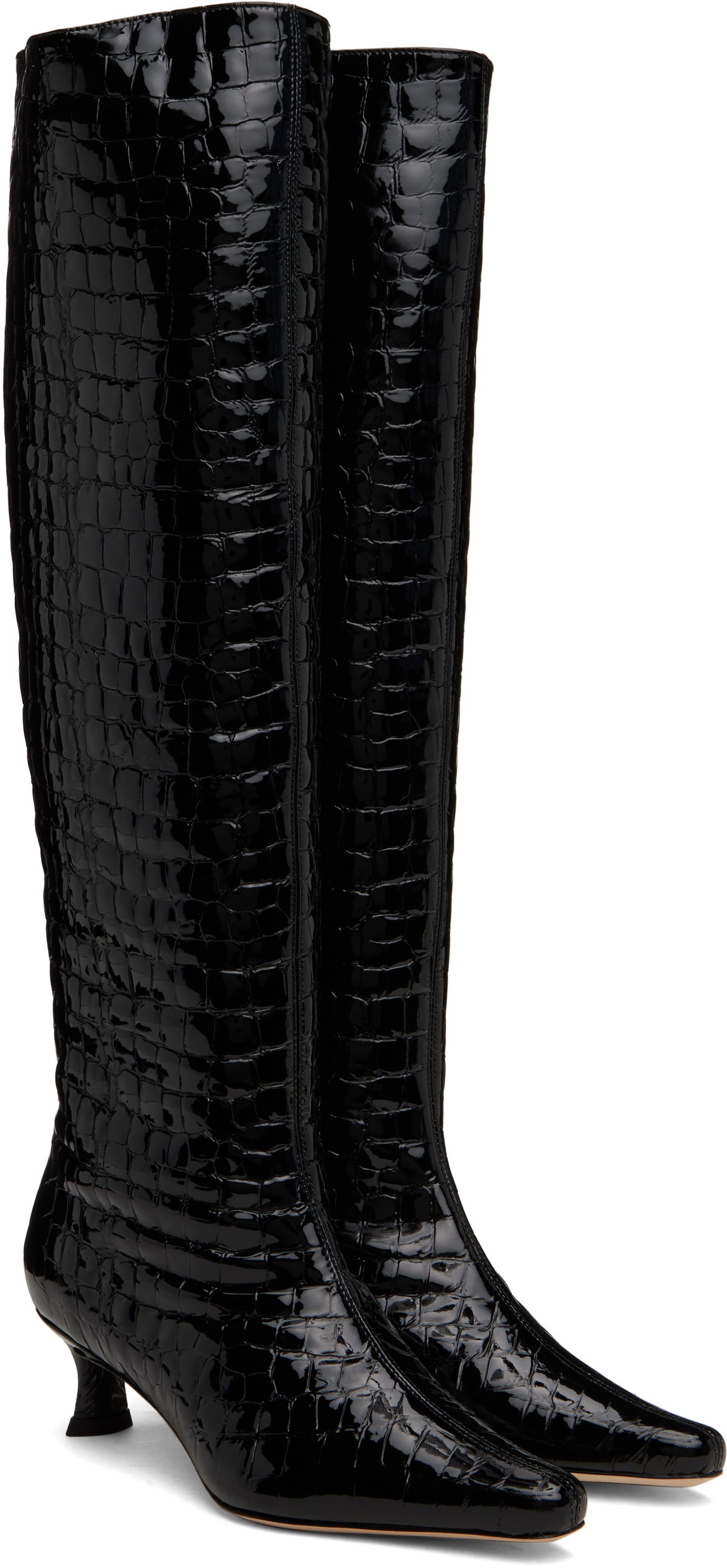 BY FAR Black Kitten Stevie 42 Tall Boots