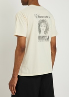 Willy Chavarria Easy Printed Cotton T-shirt White