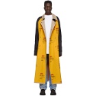 Off-White Yellow Industrial Trench Coat