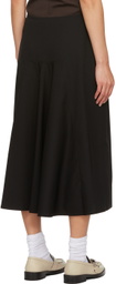 Sofie D'Hoore Black Secret Midi Skirt