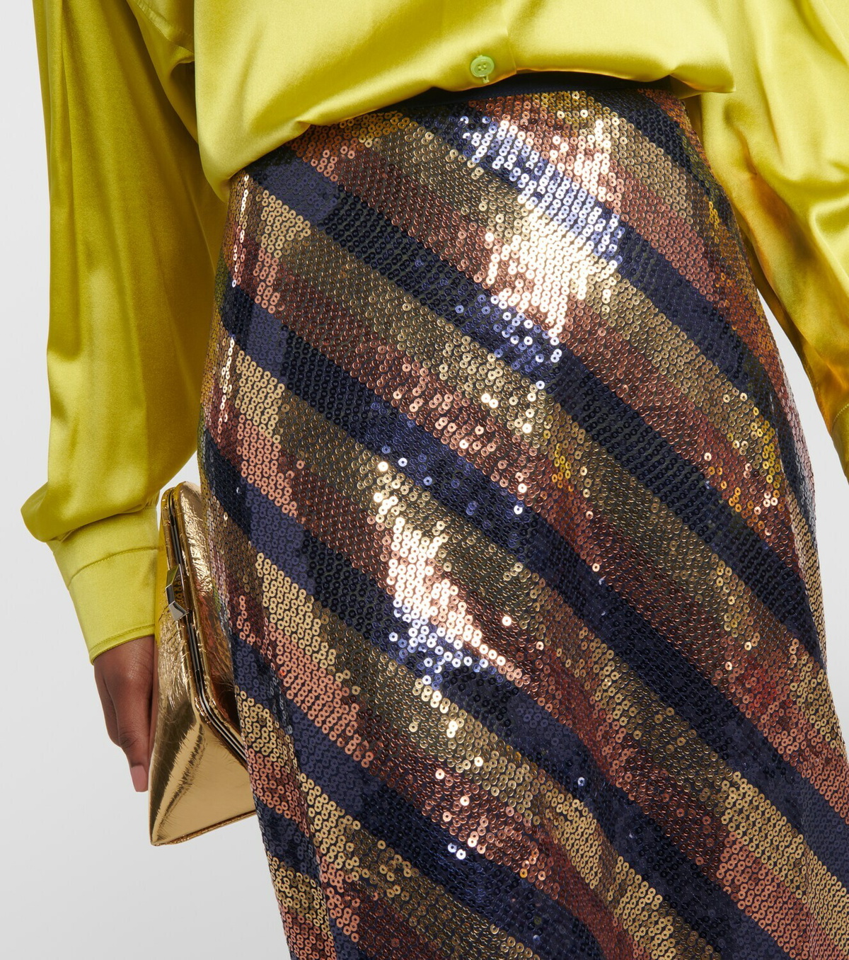 【Rixo】 Kelly sequinedミディスカート Rixo Kelly sequined midi skirt Rixo