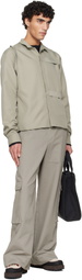 HELIOT EMIL Green Sinew Shirt