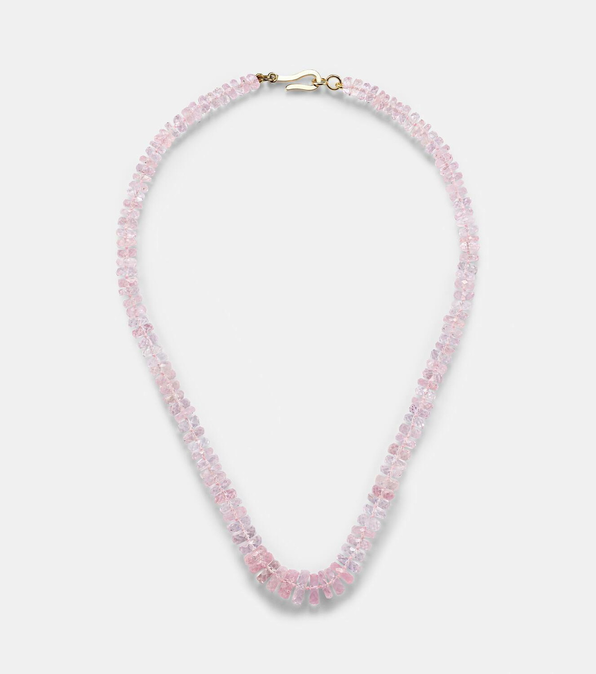 Ileana Makri 18k gold necklace with morganites
