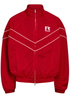 Rhude Pipe-trimmed Mesh Track Jacket Red