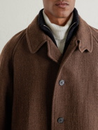 Kaptain Sunshine - Umbrella Wool-Blend Car Coat - Brown