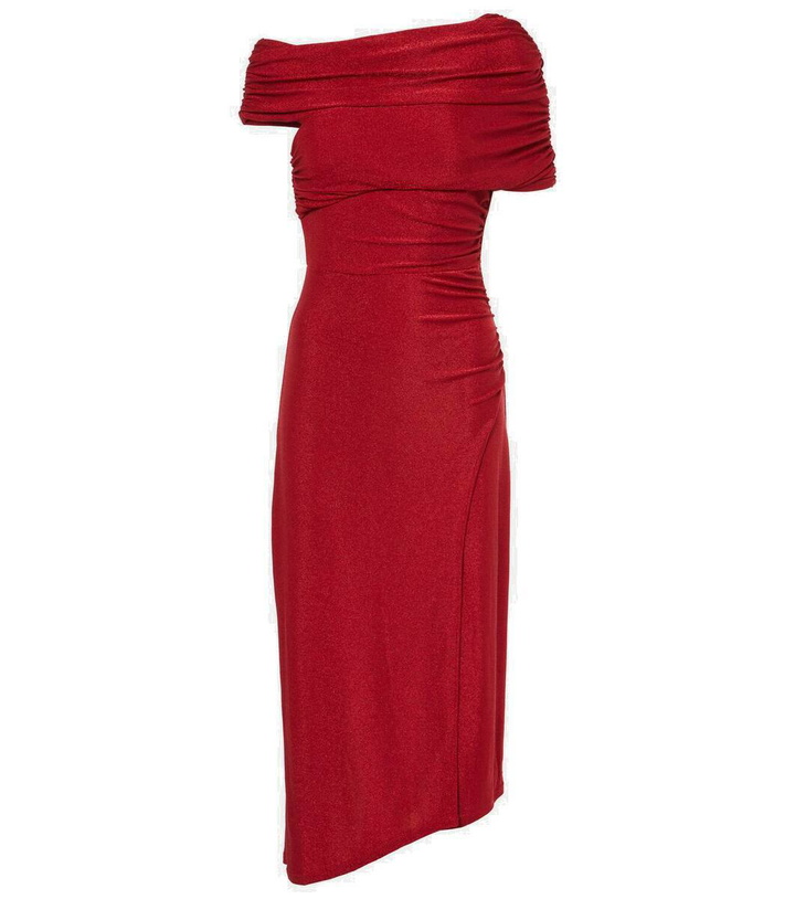 Photo: Diane von Furstenberg Agustin lamé midi dress