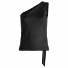Rick Owens DRKSHDW Women's Sleeveless Coated Ziggy T-Shirt in Black