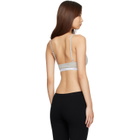 Calvin Klein Collection Gray Sienna Deconstruced Bra