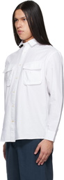 Barbour White Arnham Oversized Oxford Jungle Shirt