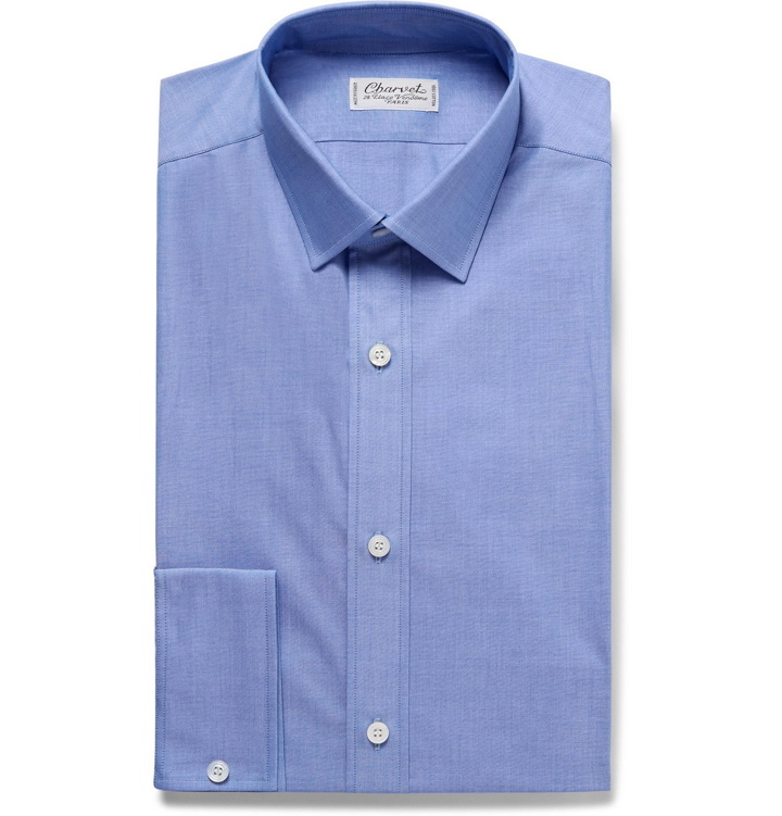 Photo: Charvet - Blue Cotton Shirt - Blue