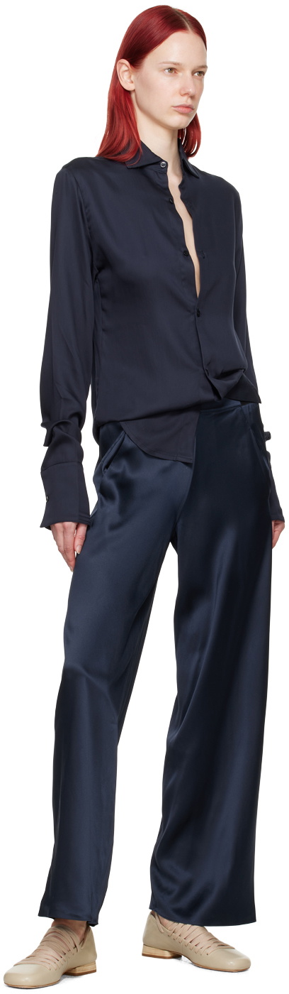 Ludovic de Saint Sernin Navy Slim Shirt