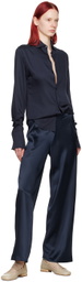 Ludovic de Saint Sernin Navy Slim Shirt