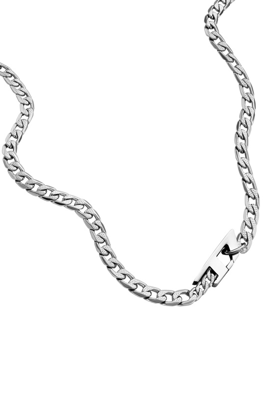 Photo: Diesel Stainless steel chain necklace - Necklaces - Unisex - Silver