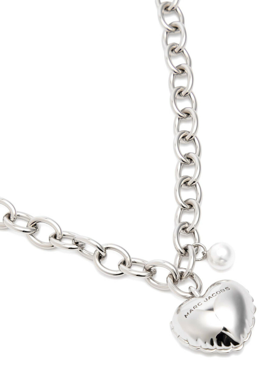 MARC JACOBS| (Heart Balloon Locket (2S5JNC001J08 029)) Marc Jacobs The Heart Balloon Locket Necklace - Silver - One