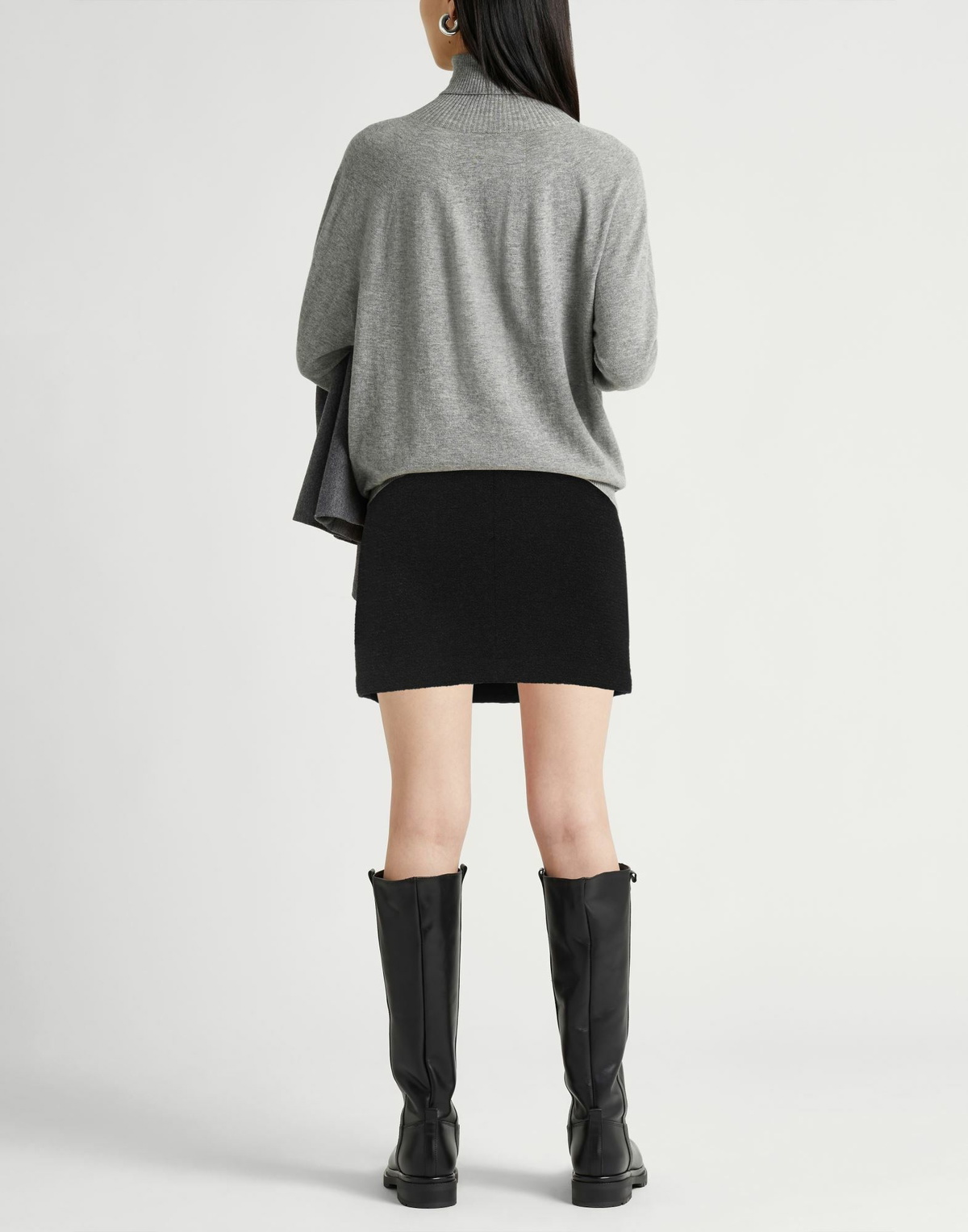 Tagliatore Womens Mini skirt in Black