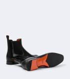 Santoni Leather Chelsea boots