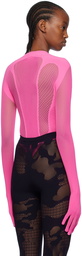 GCDS Pink Seamless Bodysuit