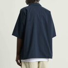 Neighborhood Men's Dolman Logo Short Sleeve Shirt in Navy