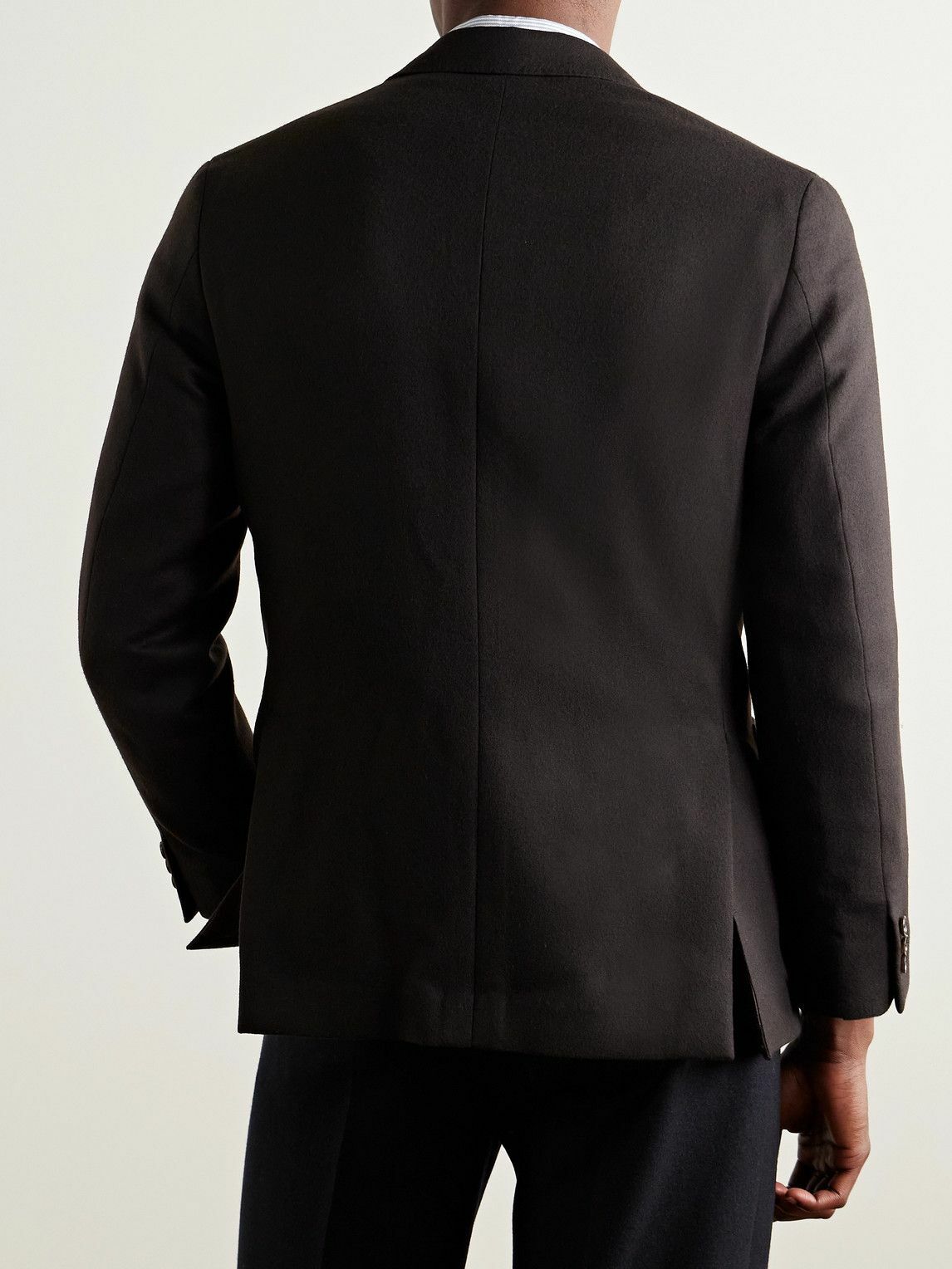 Kaptain Sunshine - Double-Breasted Wool-Twill Suit Jacket - Brown