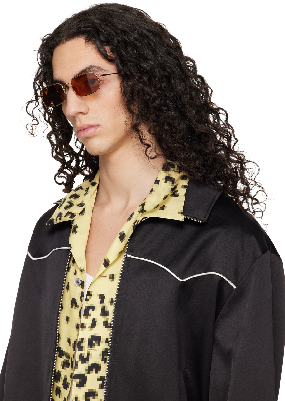 Oliver People Sunglasses with cloth sleeve and case Oliver Peoples Ryce Sun OV5332SU Square Sunglasses | Fashion  main image 4