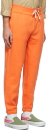 Polo Ralph Lauren Orange Fleece Sweatpants