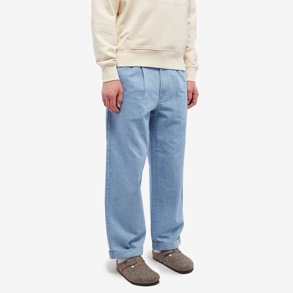 DIGAWEL x Dickies 2 Tuck Slacks in Light Blue DIGAWEL