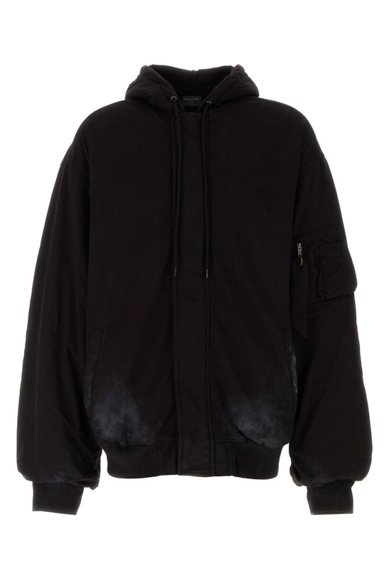 Photo: Balenciaga Black Cotton Oversize Sweatshirt