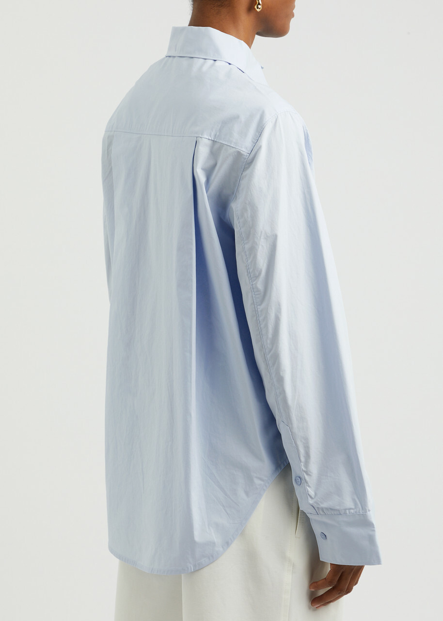 Aexae Cotton-poplin Shirt Light Blue