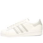 Adidas Men's Superstar 82 Sneakers in White/Metal Grey