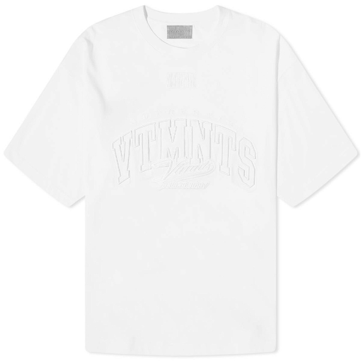 Photo: VTMNTS Men's College Logo T-Shirt in White