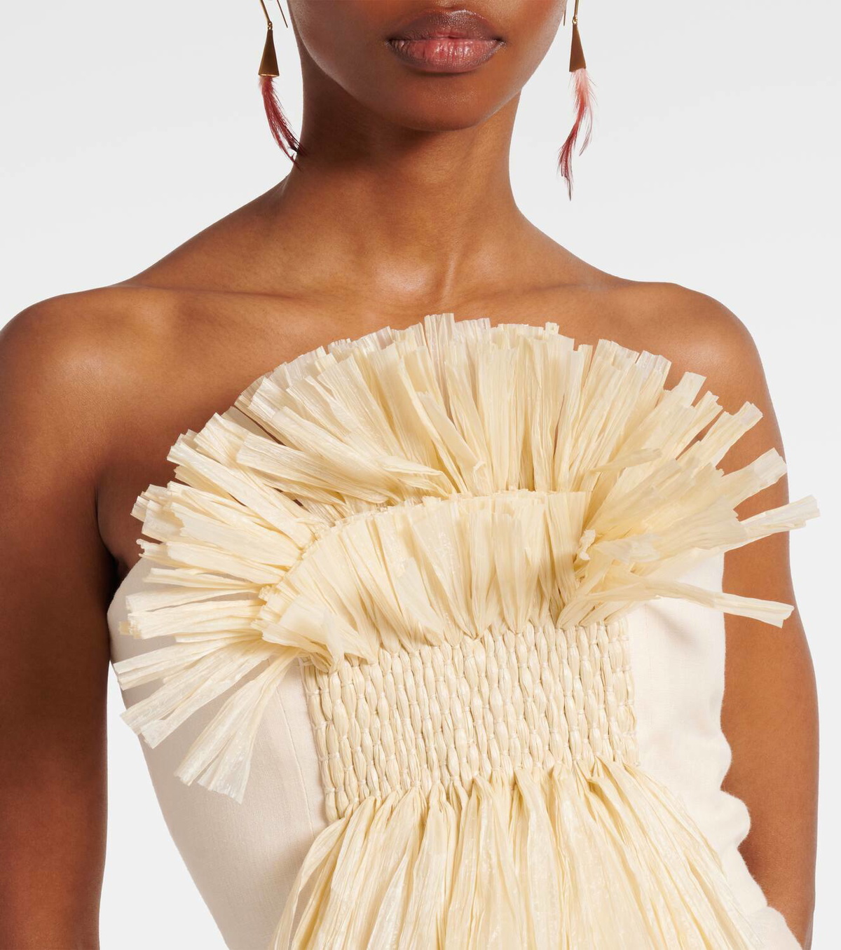 Johanna Ortiz Embellished linen maxi dress Johanna Ortiz Johanna Ortiz Embellished linen maxi dress Johanna Ortiz