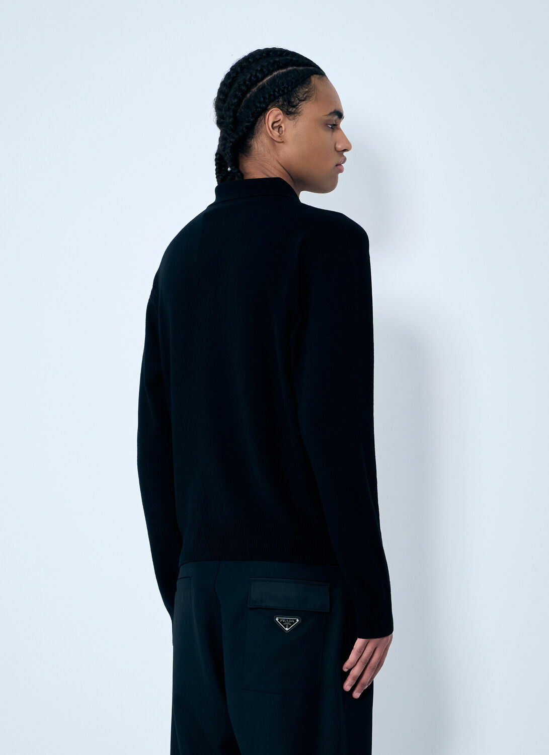 Saint Laurent Wool Polo Shirt