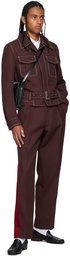 Wales Bonner Burgundy Hanover Military Jacket