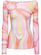 PUCCI Printed Mesh T-shirt