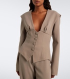 Georges Hobeika Silk-blend jacket