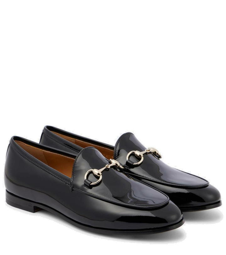 Photo: Gucci Jordaan Horsebit patent leather loafers