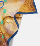 Vivienne Westwood Graphic printed silk scarf