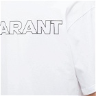 Isabel Marant Men's Guizy Back Logo T-Shirt in White