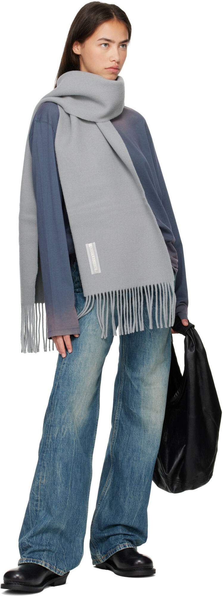 OUR LEGACY Blue Estate Scarf