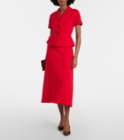 Emilia Wickstead Alexina wool crêpe midi dress